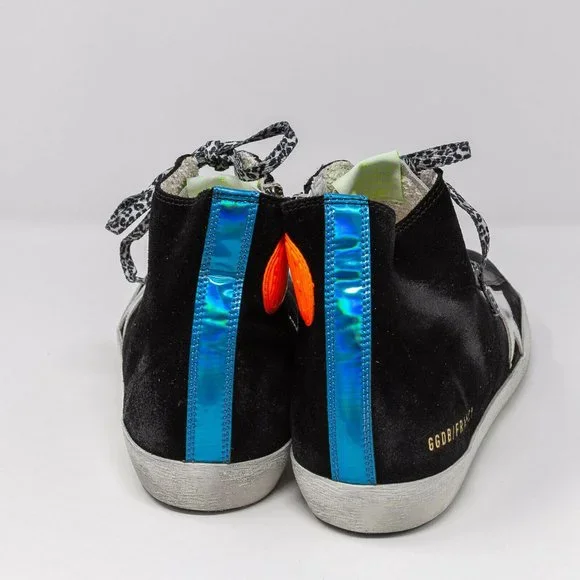 Golden Goose Francy Classic Black/Silver Sneakers - 11 US (44 EU) - Picture 6 of 7